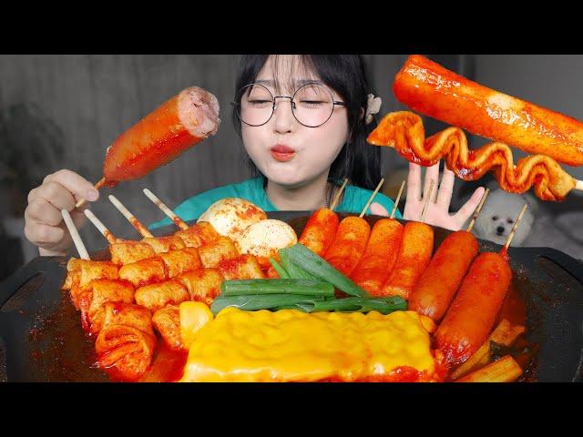 SWEET AND SPICY TTEOKBOKKIMUKBANG ASMR