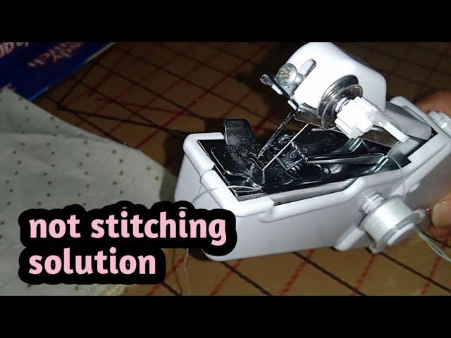 Handheld Sewing Machine Not Stitching! Easy Solution