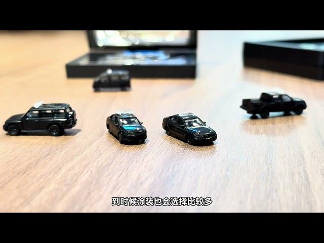 Preview of MINICITY N-Scale Vehicles Vans Sedans and other Cars 迷拟城N比例汽车模型