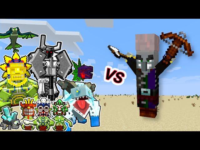 Magispeller Vs. Mowzie's Mobs Monsters in Minecraft