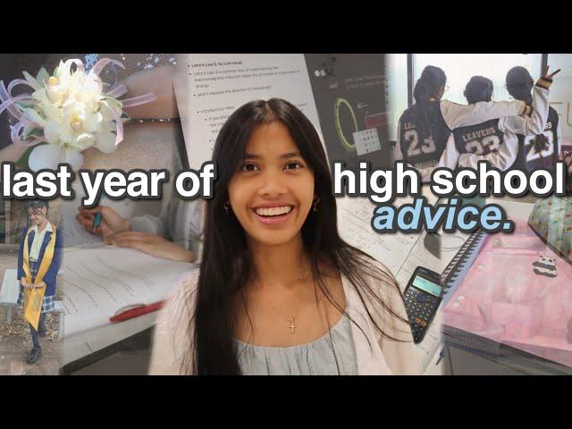 REAL Year 12 Advice for your final year of high school || ATAR, mindset tips, friendships