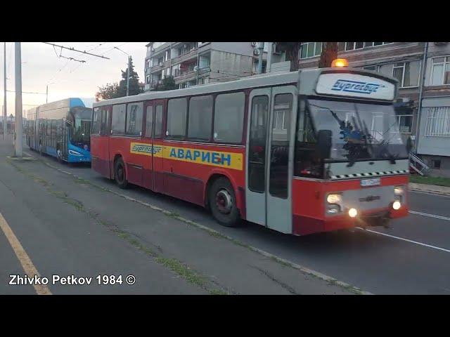 Аварийният DAF # 1726 (RET306) за IRIZAR ie bus 18 # 7820 - 05.10.2024год.