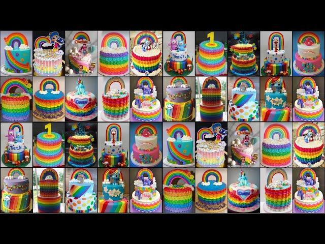 Rainbow Cake Designs 2024/Birthday Cake Design/Cake Design/Rainbow Cake/Unicorn Cake#rainbow