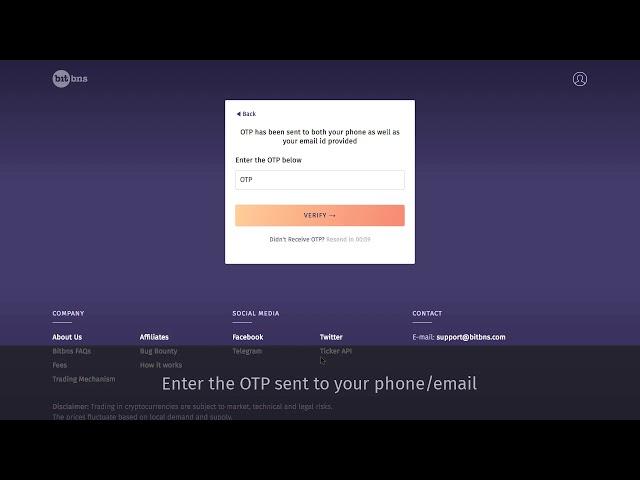 How to Sign Up in Bitbns | Register to Buy Cryptocurrencies in INR
