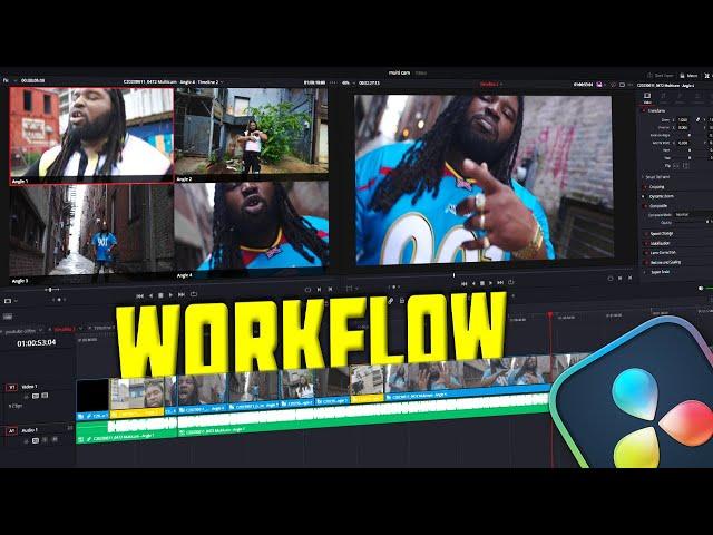 How to Edit Music Videos | Multi Cam Workflow | DaVinci Resolve