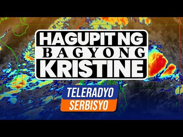 LIVE: Bagyong Kristine Special Coverage | Teleradyo Serbisyo (24 October 2024)