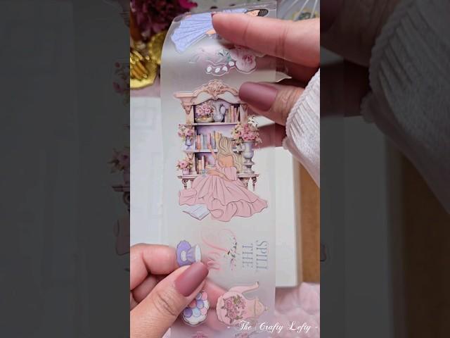 ASMR Aesthetic Journaling  Tea Party Multi- Page Journal #asmr #shorts #journal