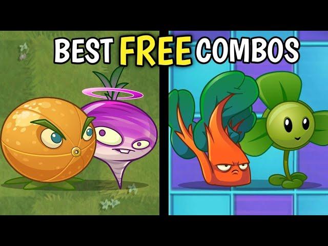 Best FREE Combos in Plants Vs Zombies 2