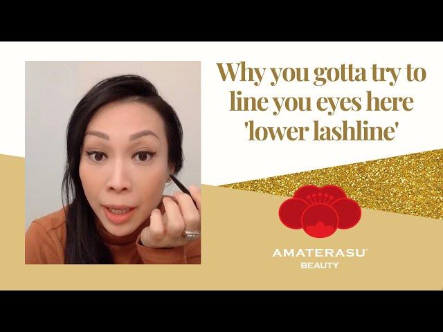 Applying Eyeliner to Your Lower Lash Line Using Sage Eye Pencil