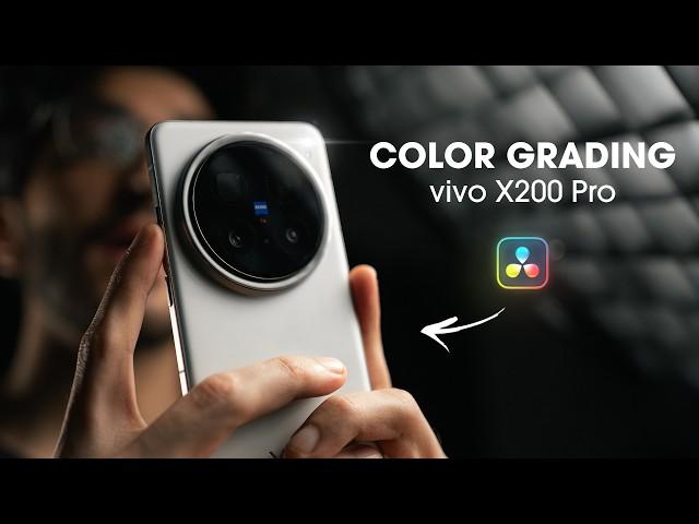 Master Color Grading for STUNNING vivo X200 Pro LOG Videos!