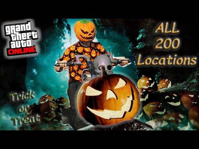 All 200 Pumpkin (Jack O'Lantern) Locations - Trick or Treat - GTA V Online