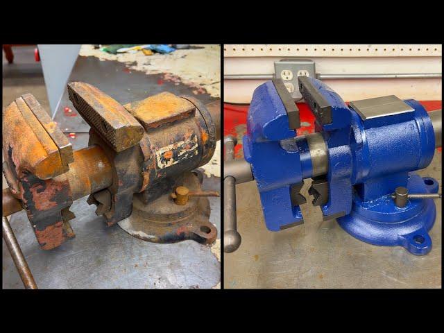 Amazing Bench Vise Restoration! (I Didn’t Know It Was Cracked!)