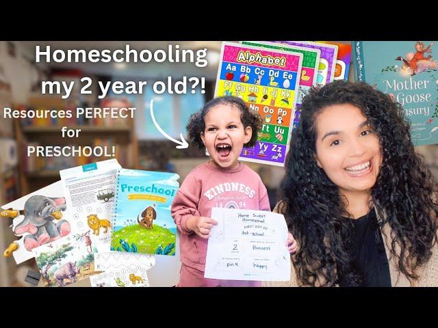 How I Homeschool my 2 Year Old | Learning through Play | Simple and Easy Preschool Resources |