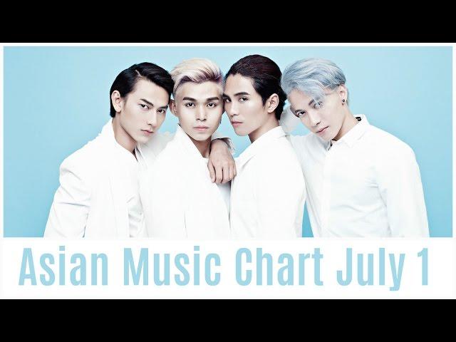 ASIAN MUSIC CHART July 2016 Week 1