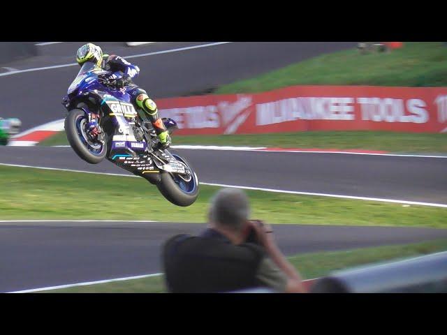 Cadwell Park Crashes & Highlights, British Superbikes (BSB), Test Day, 24/8/24