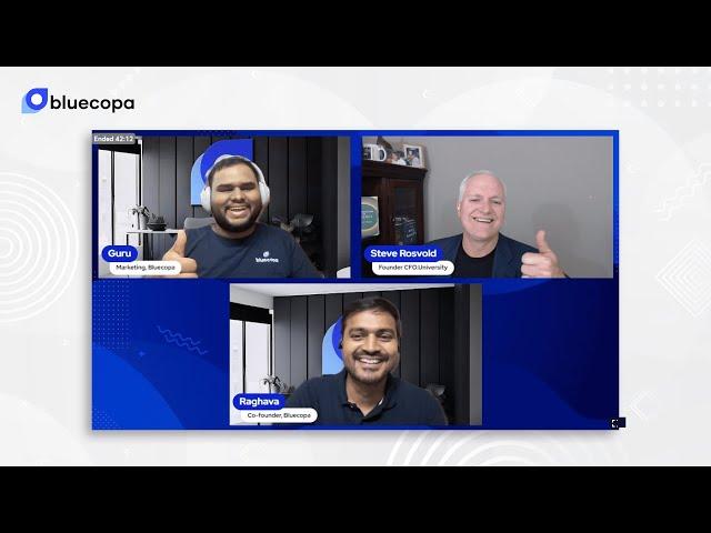 Connected Finance in the era of AI | Steve Rosvold, CFO University | Bluecopa Webinars