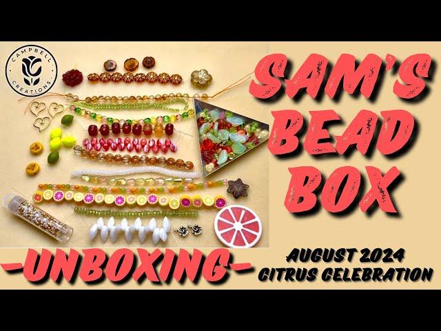 My FIRST Sam's Bead Box! Unboxing of Citrus Celebration!