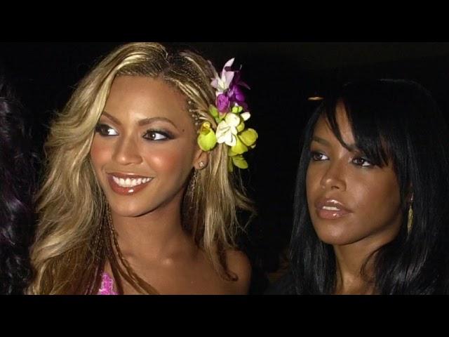 Aaliyah's uncle and producer Barry Hankerson reveals Beyoncé helped her write songs in the studio.