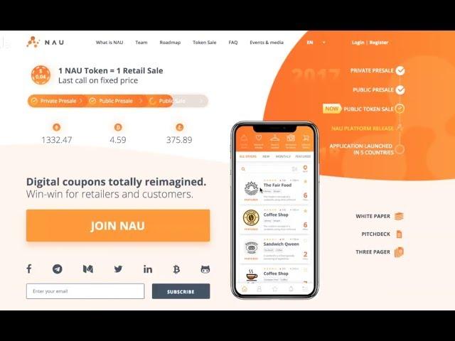 ICO Spotlight: NAU Token | Best Cryptocurrency News: BK Crypto Trader - The Boss of Bitcoin