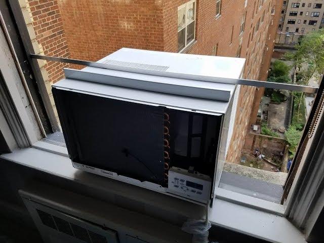 The right way to install a window AC.