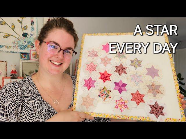 NEW HAND PIECING PROJECT - A Star a Day