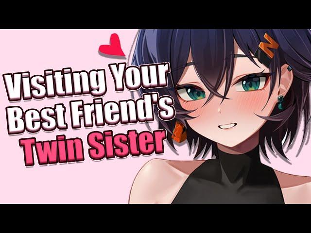 Visiting Your Best Friend's Twin Sister  [F4M] [ASMR Roleplay] [Confession]