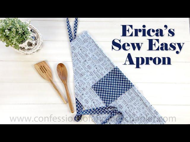 Erica's Sew Easy Adjustable Apron // TUTORIAL!