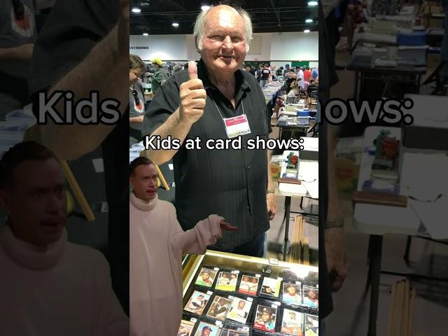 Kids at sports card shows #sports #sportscards