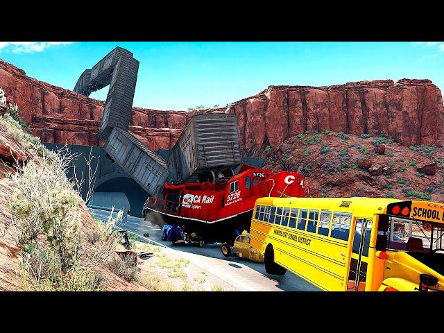 RUNAWAY TRAIN | Epic Train Crashes - BeamNG.Drive