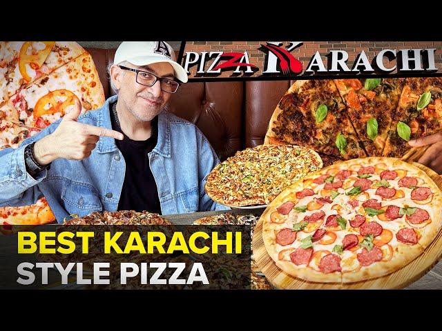 Ridgeway Plaza Mississauga BEST Karachi Style Pizza | Karachi Pizza |  Street Food PK