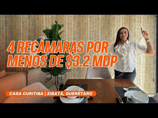 ¡Con 4 RECÁMARAS por MENOS de $3.2MDP! | $3,100,000 | Zibatá Querétaro