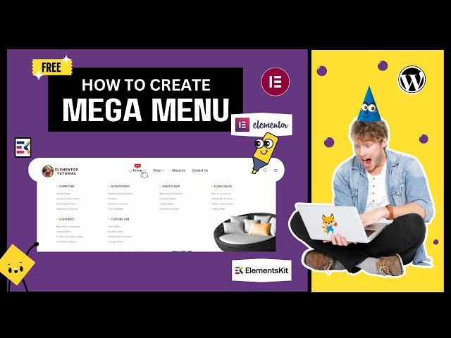 How to create a Mega Menu in Elementor | Elementor Wordpress Tutorial | Mega Menu Tutorial