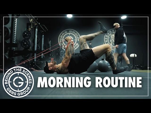 gbrs group | behind the scenes | morning fitness and routine