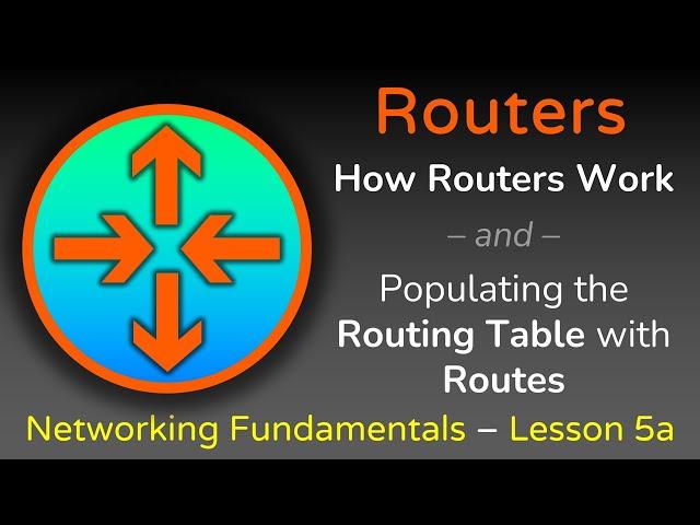 Everything Routers do - Part 1 - Networking Fundamentals - Lesson 5