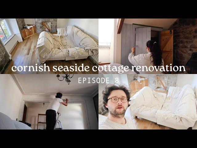 Seaside Cornish Cottage ep.8 LIVING ROOM TRANSFORMATION