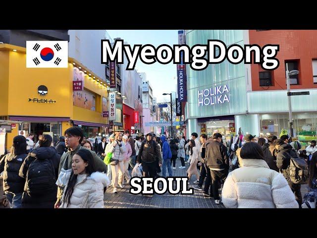 [4K]Famous Places in Korea, Myeongdong, street food/외국인 관광객들로 인산인해 명동 길거리음식, 쇼핑, 명동성당