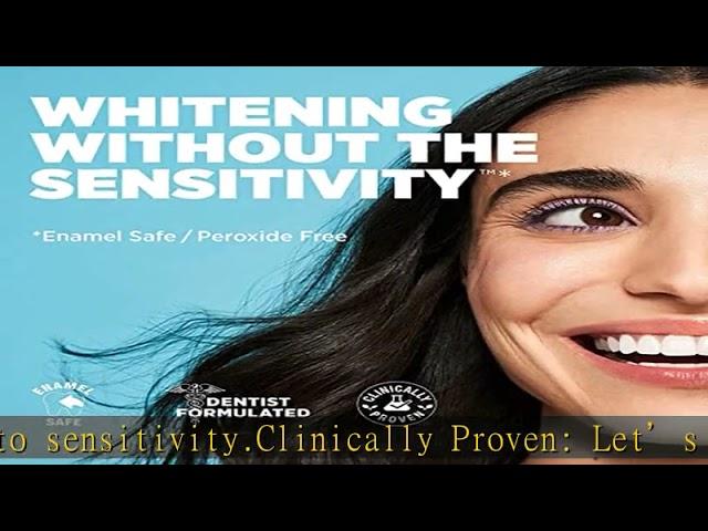 Lumineux Teeth Whitening Toothpaste - Natural & Enamel Safe for Sensitive & Whiter Teeth - Certifie