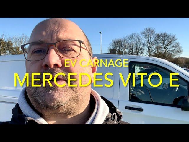 EV Carnage review of the Mercedes Vito E (it’s rubbish)