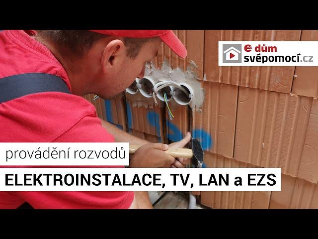 038# Elektřina, TV, LAN a zabezpečovací systém | e4 dům svépomocí