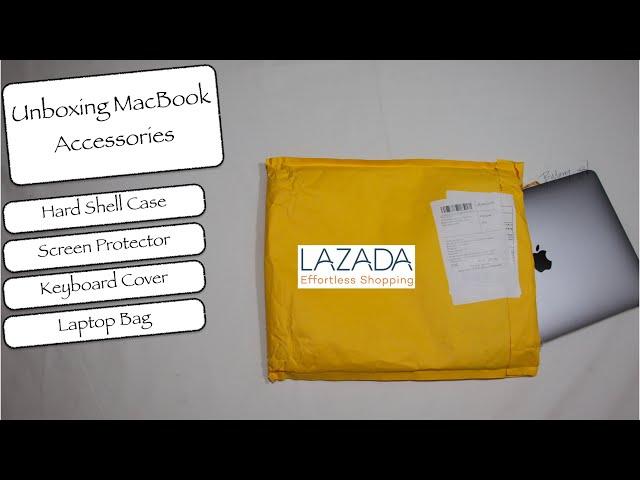 New MacBook Air Accessories Unboxing  - Lazada Philippines | Vlog #5