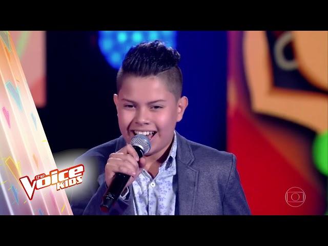 Nicolas Gabriel canta ‘Mala’ na Audição às Cegas - The Voice Kids - 4ª Temporada