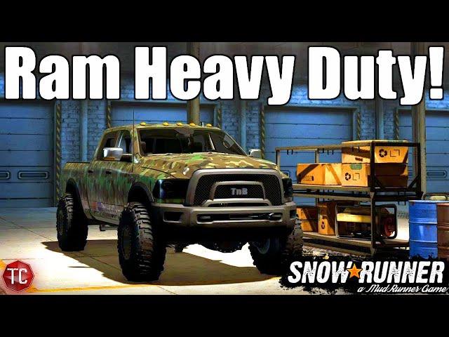 SnowRunner: THE HEAVY DUTY, QUAD CAB RAM!