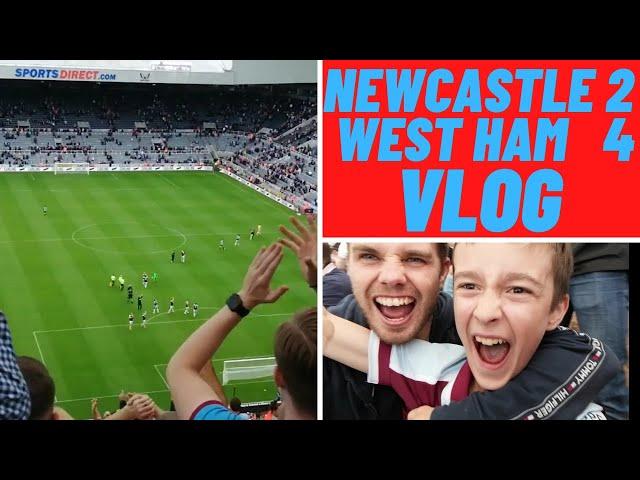 Newcastle 2-4 West Ham Matchday Vlog  | ABSOLUTE SCENES!!! | WEST HAM UNOFFICIAL VLOGS