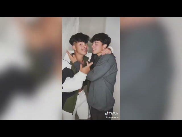 Best TikTok Bromance videos #2 - Compilation Twins Castro - Real twin brothers Bromance | Twins kiss