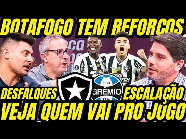 REFORÇOS NO BOTAFOGO! MÍDIA FICA DE BOCA ABERTA E FALA TUDO DOBRE O FOGÃO