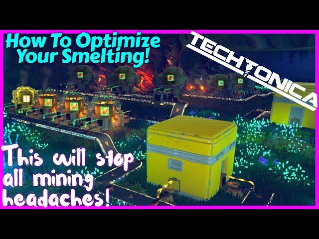 BASIC Automated Mining and Automated Smelting Factory | Techtonica How to