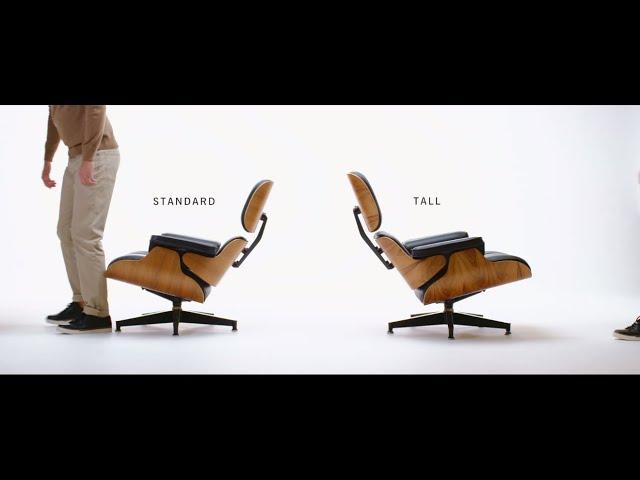 Eames Mid-century Lounge Chair and Ottoman - Standard vs Tall