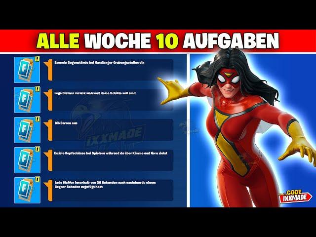 Alle Woche 10 Aufgaben Fortnite Season 4 Kapitel 5 Woche 10