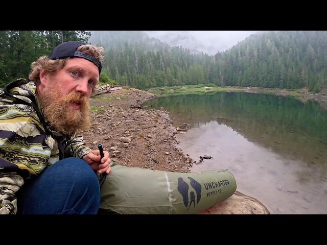 Pack Raft Catch & Cook at Hike in Lake on the Olympic Peninsula (Washington)