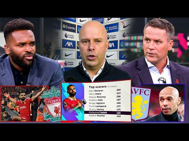 Liverpool vs Aston Villa 2-0 Salah Go Crazy Chasing Thierry Henry  Arne Slot Top League Reaction HD